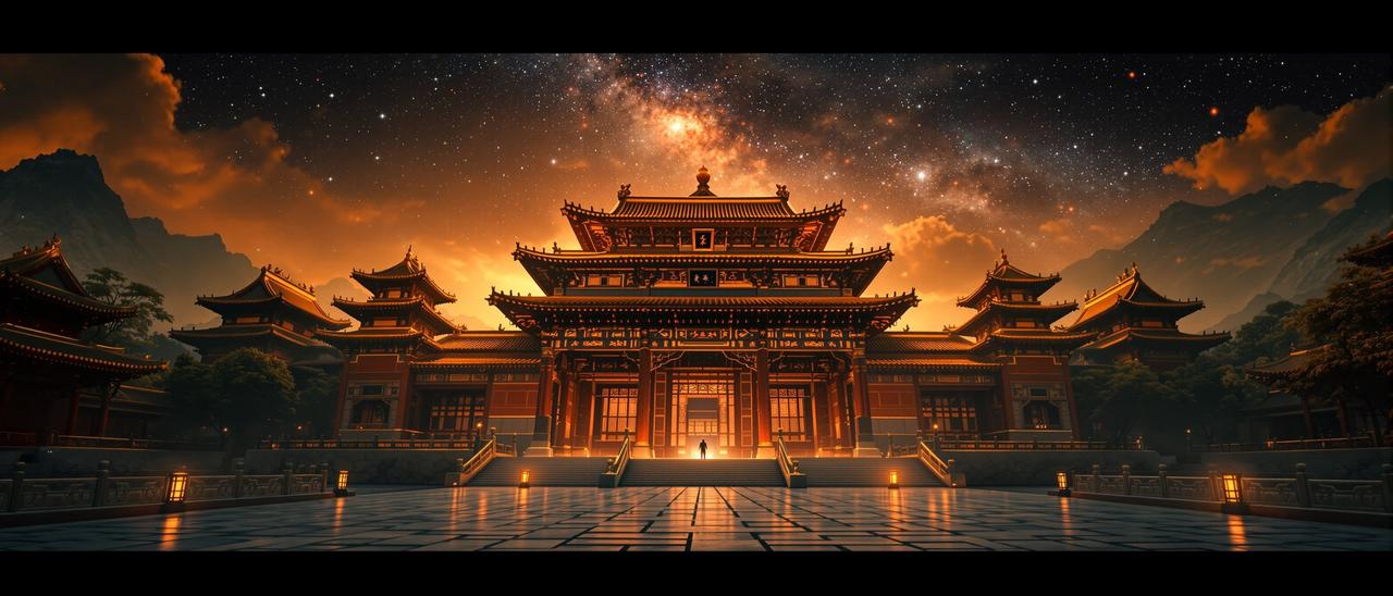 月夜影视紫禁城风云宣传横幅