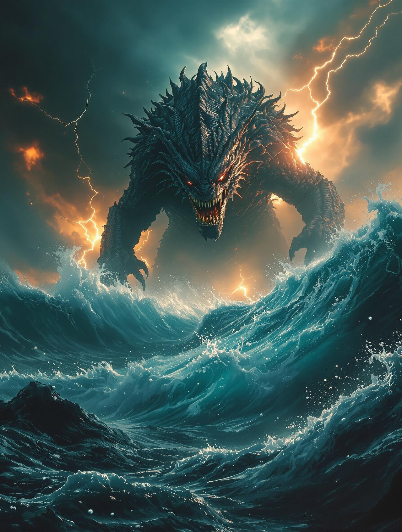 月夜影视深海巨兽海报