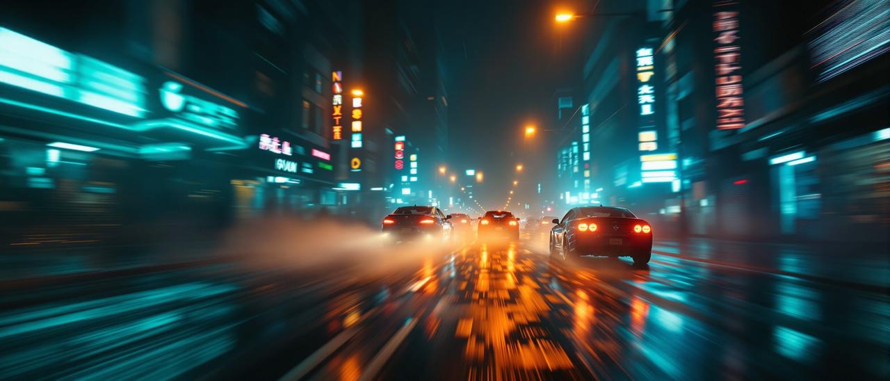月夜影视暗夜追击宣传横幅